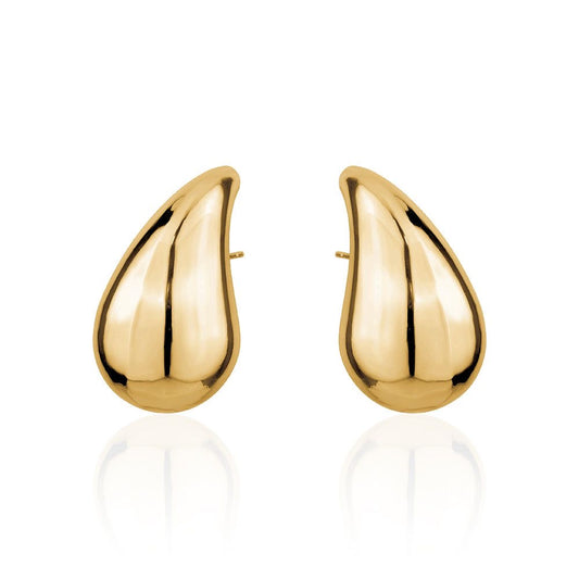 18K Gold Plated Teardrop Earrings