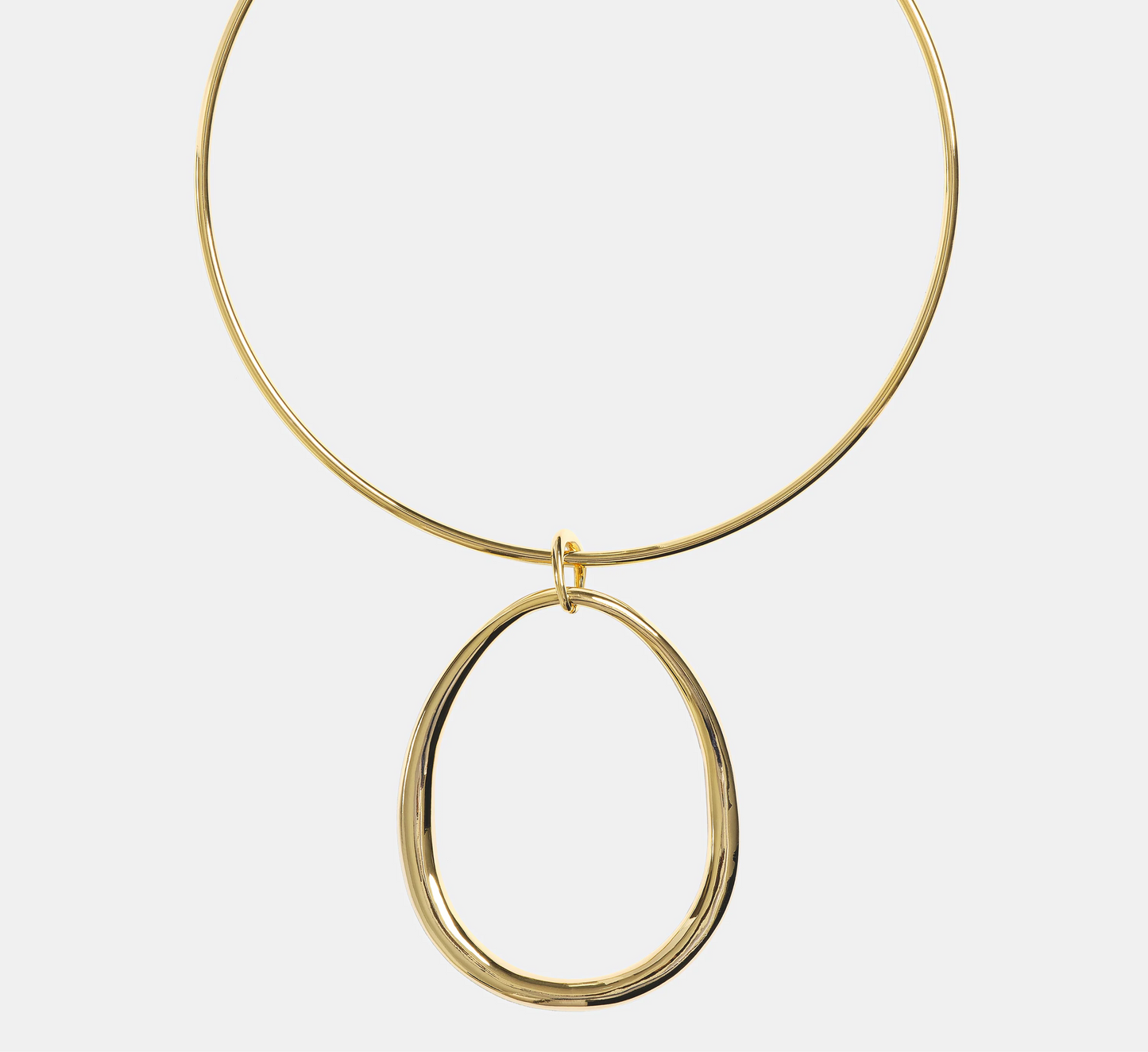 18k Gold Plated Loop Choker