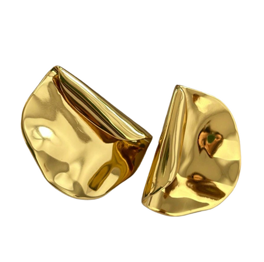 18k Gold Plated Geometric Studs