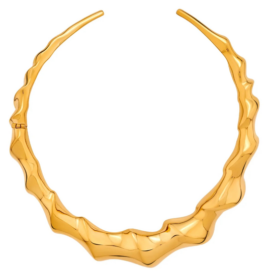 18k Gold Plated Faun Choker