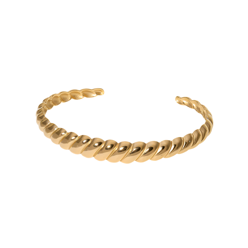 18k Gold Plated Shrimp Bracelet