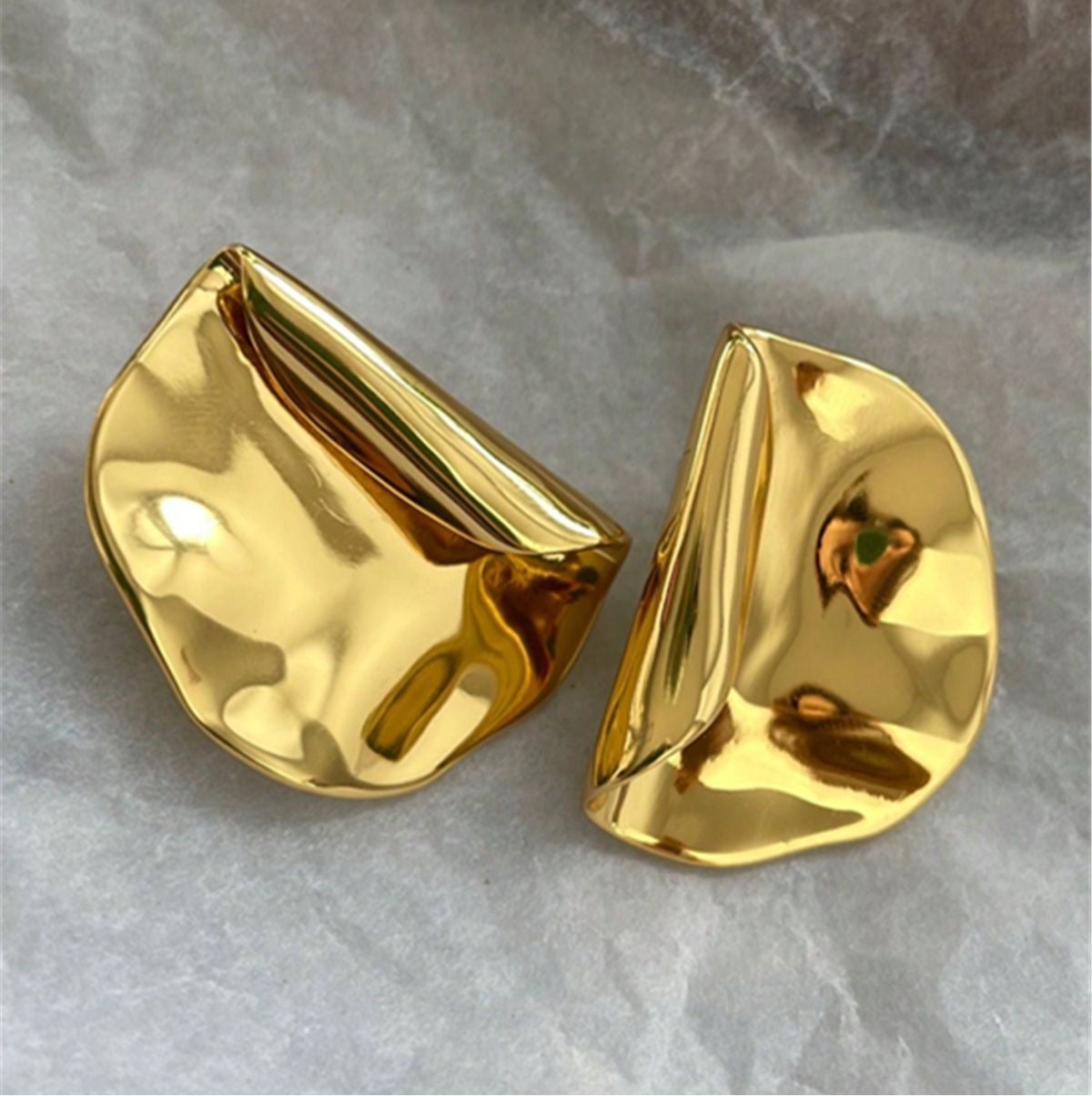 18k Gold Plated Geometric Studs