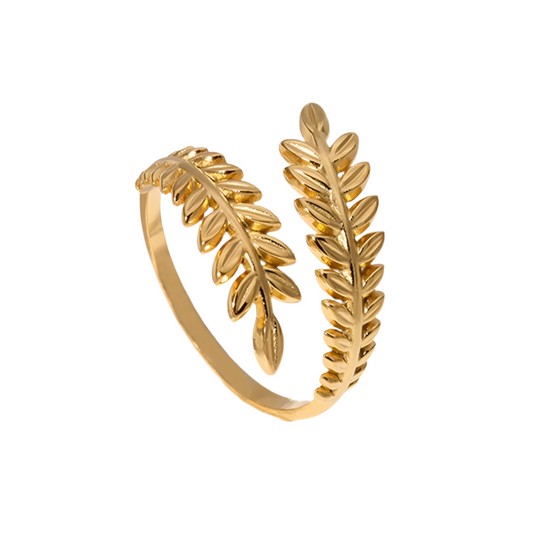 18k Gold Plated Vine Ring