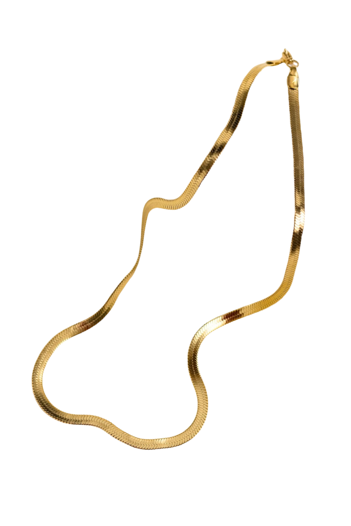 18k Gold Plated Snake Chain Necklace