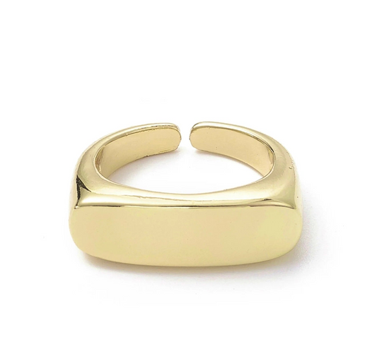 18k Gold Plated Stop Ring