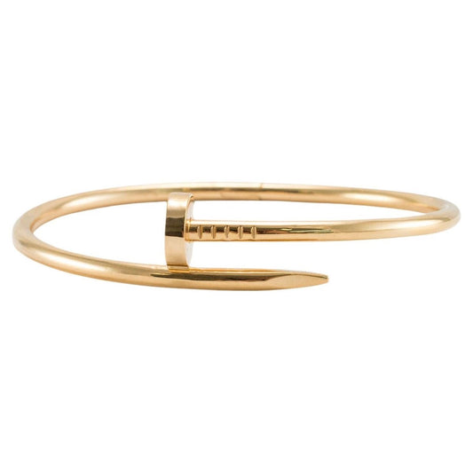 18k Gold Plated Nail Bracelet